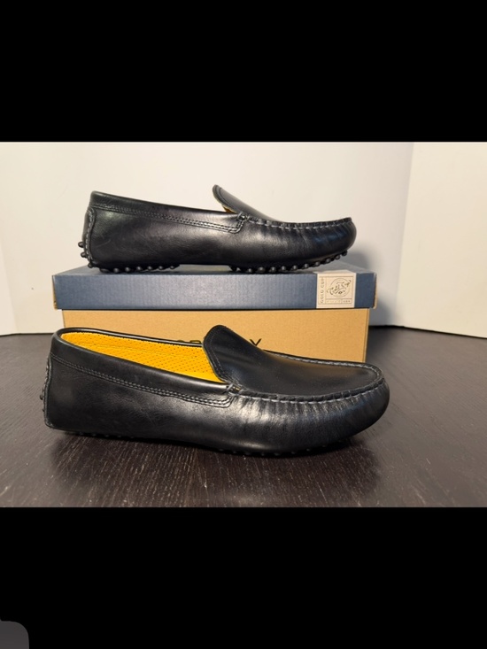 Sperry Gold Cup Meridian Leather Driving Loafers Black Mens 7.5M main image 6